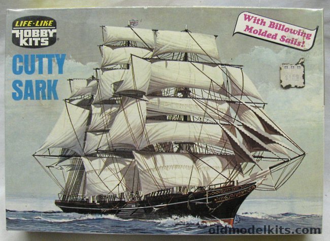 Life-Like Cutty Sark Clipper Ship - (ex-Pyro), B248 plastic model kit